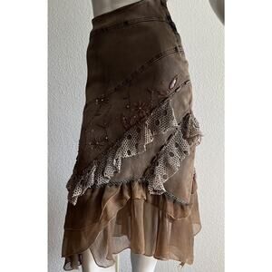 Vintage Y2K BOHO Chagal 2 Woodland Fairy Skirt Size 4